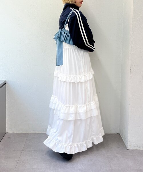 w closet（ダブルクローゼット） キャミソール ふりふりビスチェ