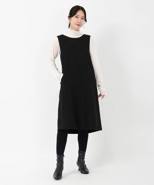 STRAWBERRY-FIELDS 2wayジャンパースカート STRAWBERRY-FIELDS（ストロベリーフィールズ） ワンピース メランジ