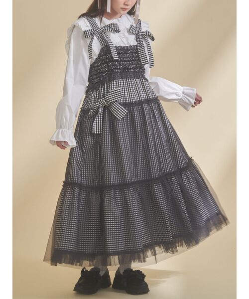 merry jenny（メリージェニー） ワンピース チュールリボンキャミ