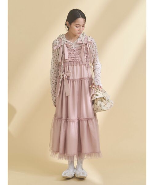 merry jenny（メリージェニー） ワンピース チュールリボンキャミ