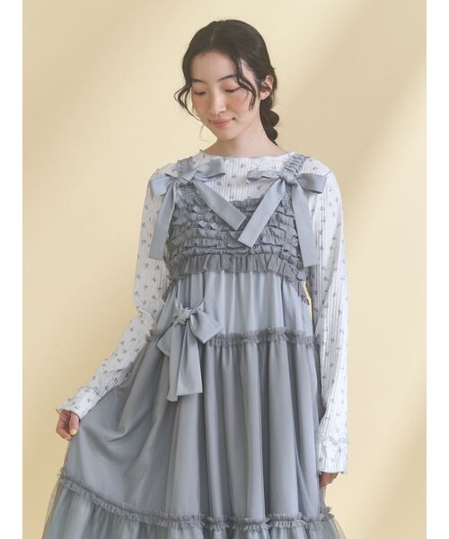 merry jenny（メリージェニー） ワンピース チュールリボンキャミ