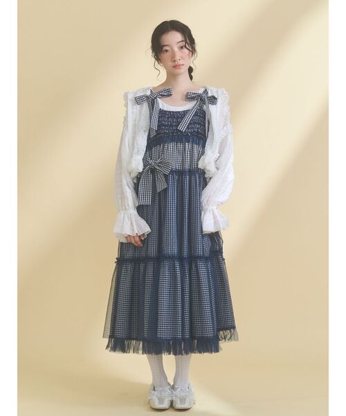 merry jenny（メリージェニー） ワンピース チュールリボンキャミ