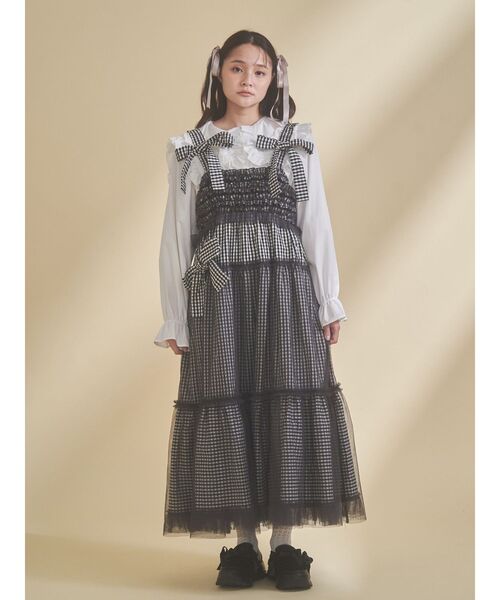 merry jenny（メリージェニー） ワンピース チュールリボンキャミ