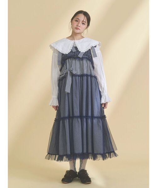 merry jenny（メリージェニー） ワンピース チュールリボンキャミ