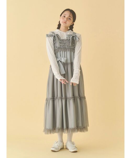 merry jenny（メリージェニー） ワンピース チュールリボンキャミ