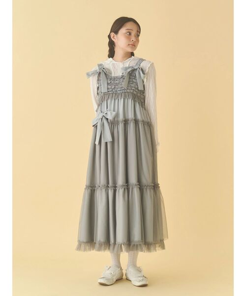 merry jenny（メリージェニー） ワンピース チュールリボンキャミ
