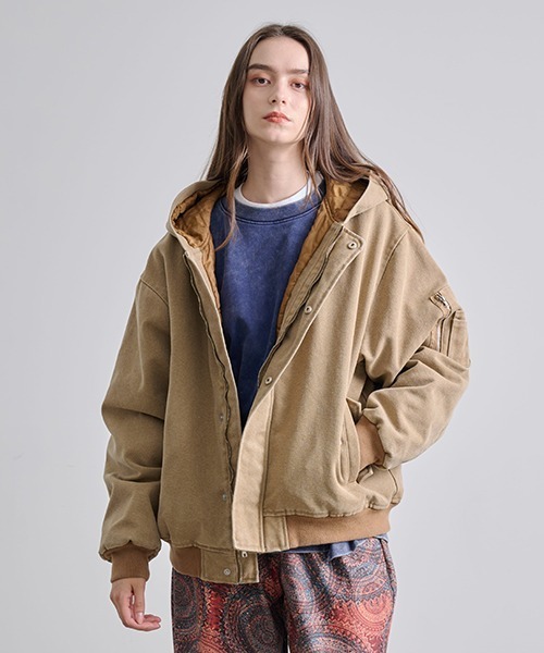 Revo. ブルゾン アウター ヘビーキャンバスツイル N2-B パデッド