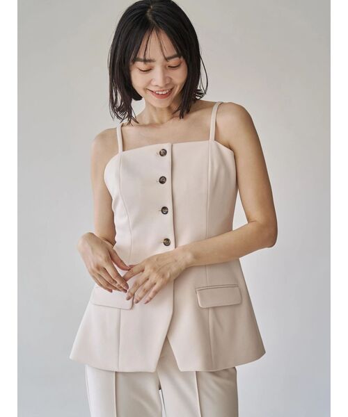 TONAL（トーナル） キャミソール フロント釦ビスチェ : ZOZOTOWN Yahoo