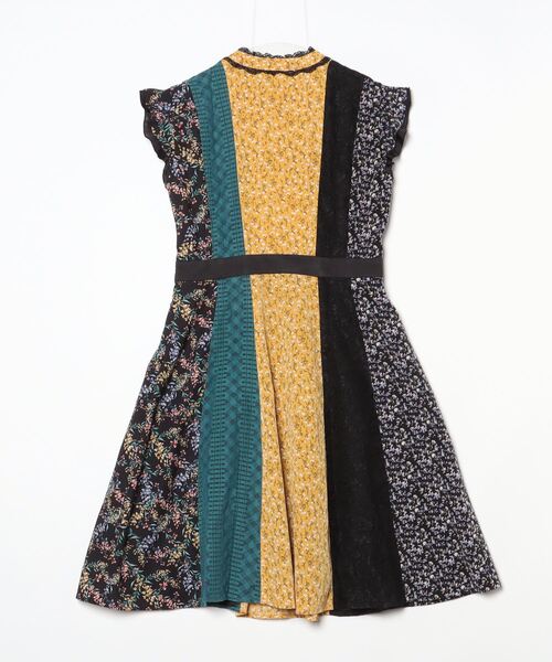 「GUILD PRIME」 ノースリーブワンピース 38 イエロー レディース_画像2