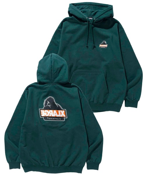 XLARGE（エクストラ ラージ） プルオーバーパーカー L グリーン メンズ
