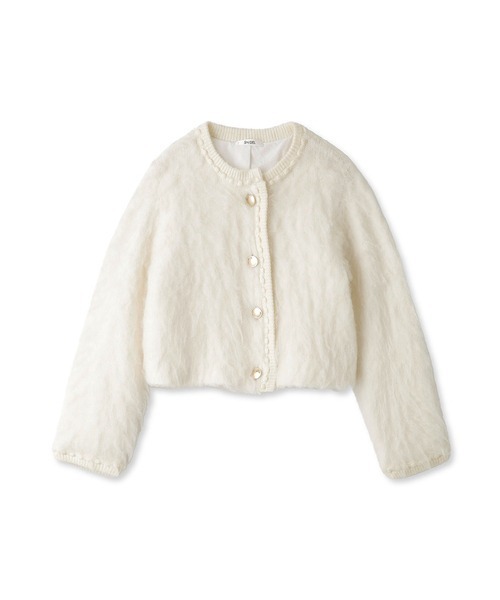 snidelホワイト カーディガン 長袖 SNIDEL（スナイデル） ニットカーディガン ONE SIZE ベージュ