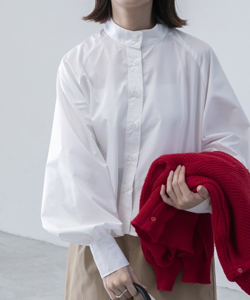 「BONLECILL」 長袖ブラウス FREE ブルー レディース_画像2