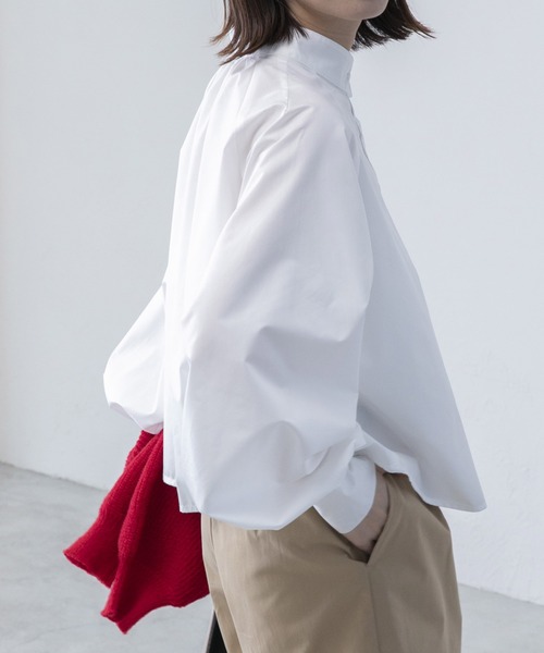 「BONLECILL」 長袖ブラウス FREE ブルー レディース_画像3