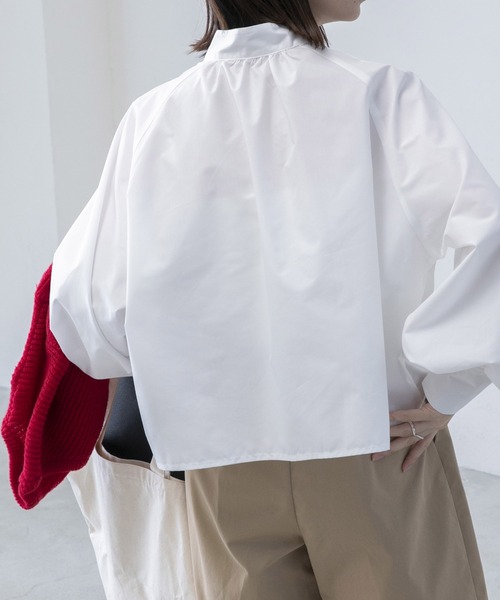 「BONLECILL」 長袖ブラウス FREE ブルー レディース_画像4