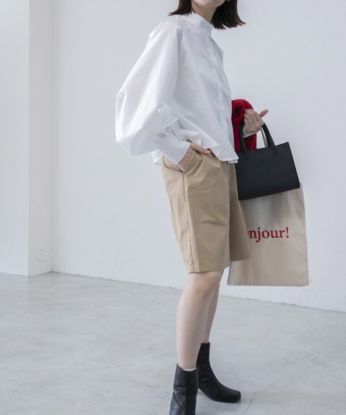 「BONLECILL」 長袖ブラウス FREE ブルー レディース_画像7