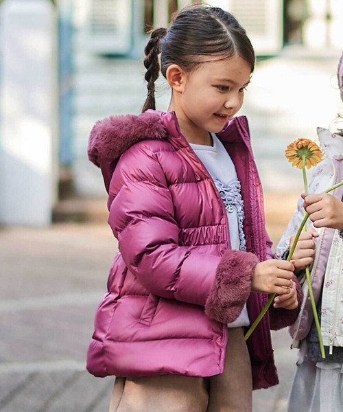 BeBe（ベベ） ダウン アウター 「撥水加工」シャイニータフタウエスト