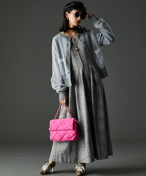 「GEVS.」 「SMILELAND」キャミソールワンピース 4L グレー レディース_画像2