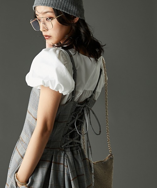 「GEVS.」 「SMILELAND」キャミソールワンピース 4L グレー レディース_画像4