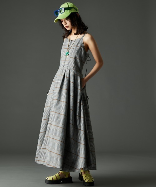 「GEVS.」 「SMILELAND」キャミソールワンピース 4L グレー レディース_画像5