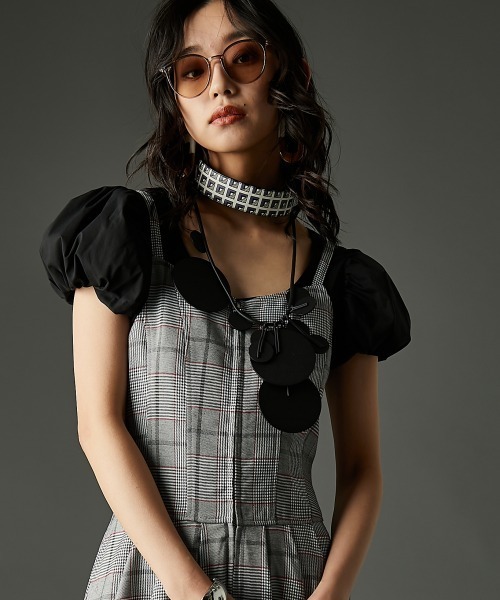 「GEVS.」 「SMILELAND」キャミソールワンピース 4L グレー レディース_画像8