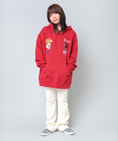 「RNA」 プルオーバーパーカー MEDIUM ブラック レディース_画像7