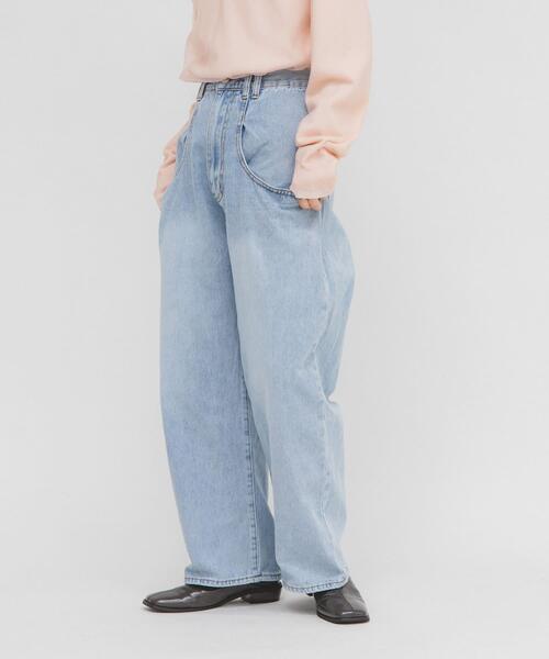 [KBF] Denim брюки 38 темно-синий женский 