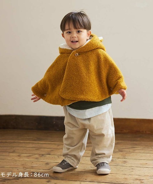 Hoppetta（ホッペッタ） ポンチョ 「」きつねボアマント(新生児〜100cm