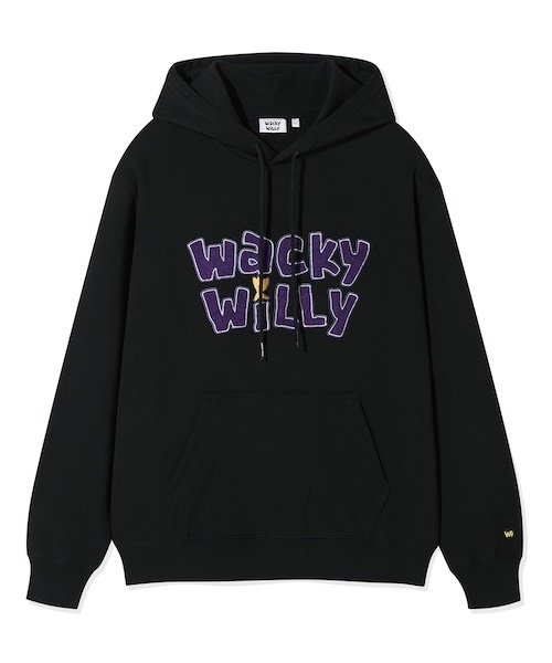 パーカー FLEECE FRONT TYPO GRAPHIC HOODIE SWEATSHIRT メンズ