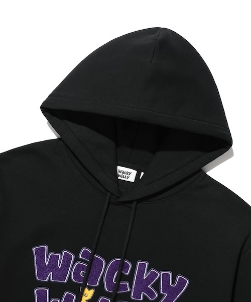 パーカー FLEECE FRONT TYPO GRAPHIC HOODIE SWEATSHIRT メンズ