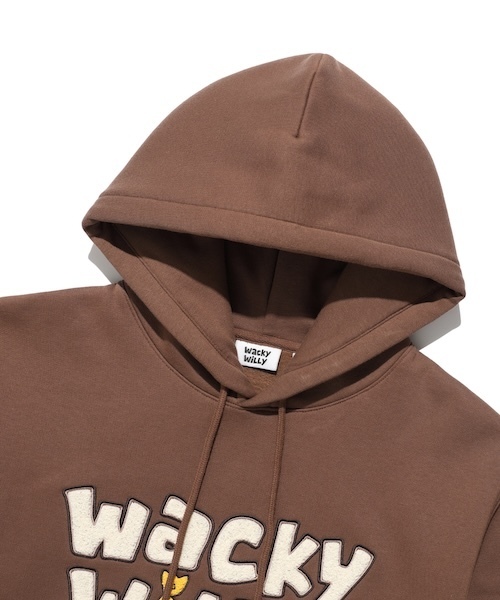 パーカー FLEECE FRONT TYPO GRAPHIC HOODIE SWEATSHIRT メンズ