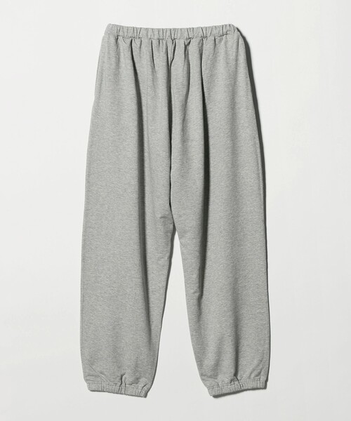 スウェットパンツ ジャージ 「6(ROKU)」コットンウラケ ギャザーパンツ GRAY レディースの画像