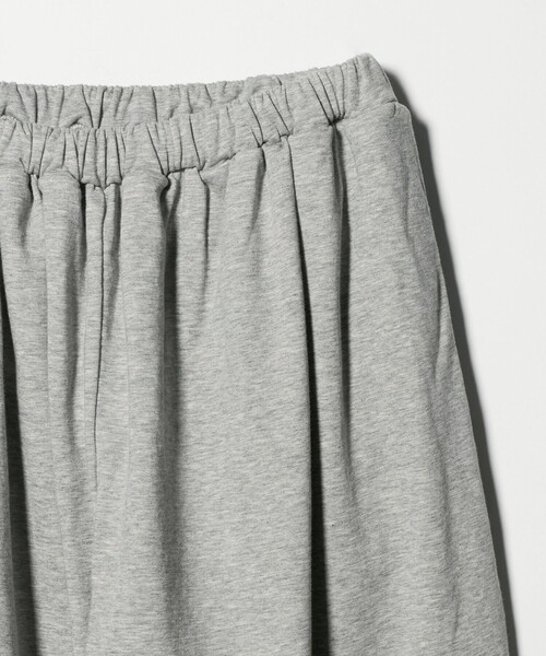 スウェットパンツ ジャージ 「6(ROKU)」コットンウラケ ギャザーパンツ GRAY レディースの画像