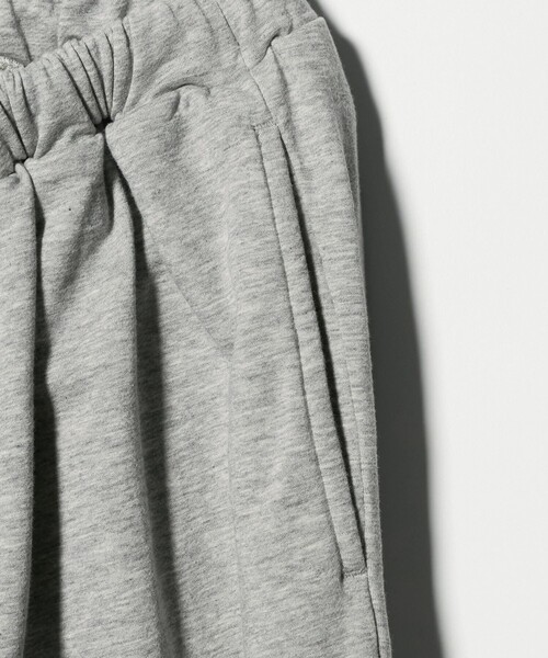 スウェットパンツ ジャージ 「6(ROKU)」コットンウラケ ギャザーパンツ GRAY レディースの画像