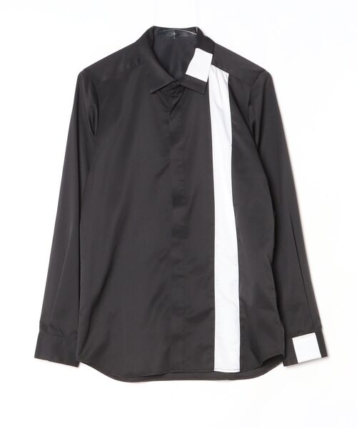 NO ID.（ノーアイディー） 長袖シャツ 1 ブラック メンズ : ZOZOTOWN