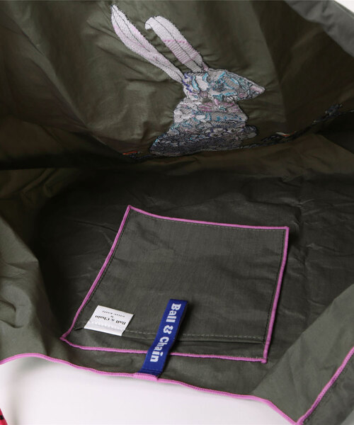 「SUPER HAKKA」 トートバッグ FREE グレー レディース_画像4