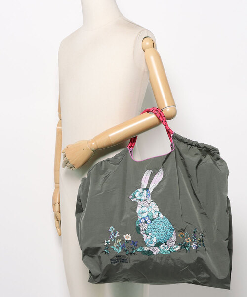 「SUPER HAKKA」 トートバッグ FREE グレー レディース_画像5