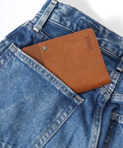 EDWIN（エドウィン） 二つ折り 二つ折り財布 財布 深札入れ 二つ折り