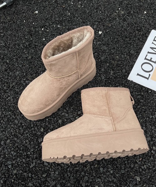 「Shoes in Closet」 ショートブーツ LL ブラウン レディース_画像3