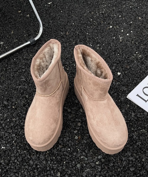 「Shoes in Closet」 ショートブーツ LL ブラウン レディース_画像4