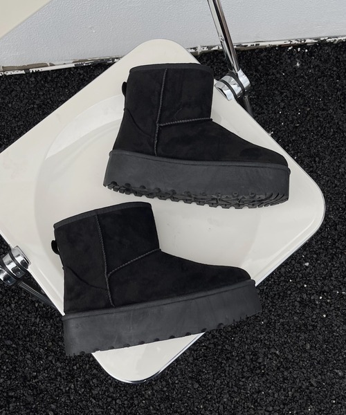 「Shoes in Closet」 ショートブーツ LL ブラウン レディース_画像7