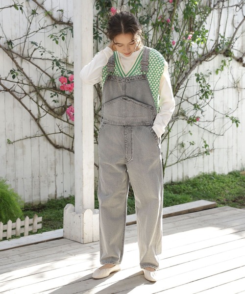 AT-DIRTY オーバーオール グレー　2回しか着用してないので超美品！ AT-DIRTY オーバーオール グレー 2回しか着用してないので超美品！ AT-