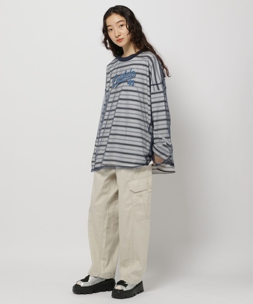 「niko and...」 カーゴパンツ LARGE カーキ レディース_画像3