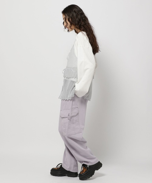 「niko and...」 カーゴパンツ LARGE カーキ レディース_画像6