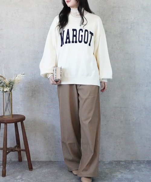 millebonheur ワッペンロゴニット FREAK'S STORE（フリークスストア）の「サガラワッペンロゴニット
