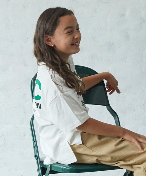「GENERATOR」 「KIDS」半袖Tシャツ L ホワイト キッズ_画像2