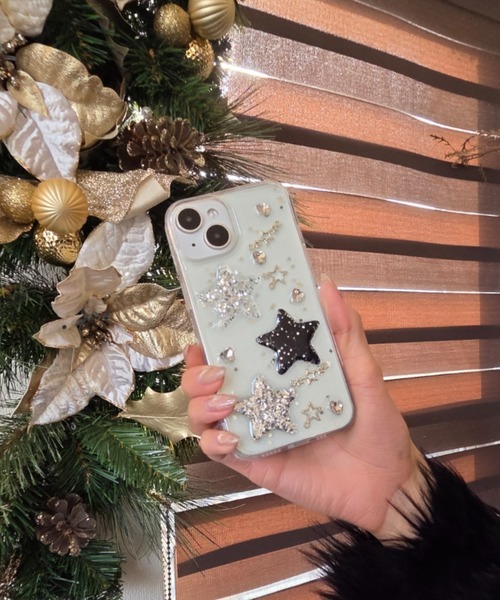 Loco Ocean（ロコオーシャン） スマホケース キラキラ グリッター 星