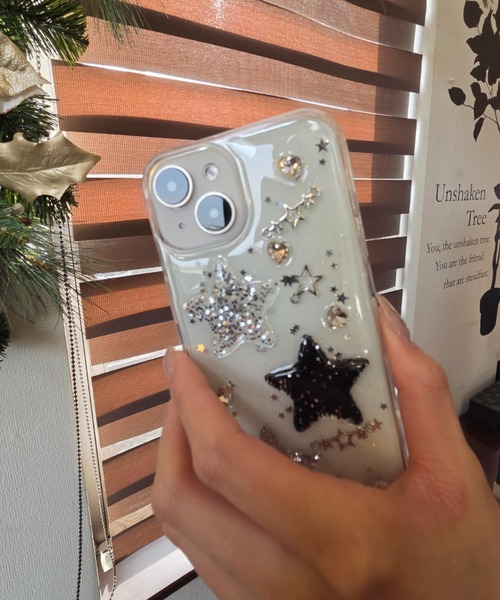 Loco Ocean（ロコオーシャン） スマホケース キラキラ グリッター 星