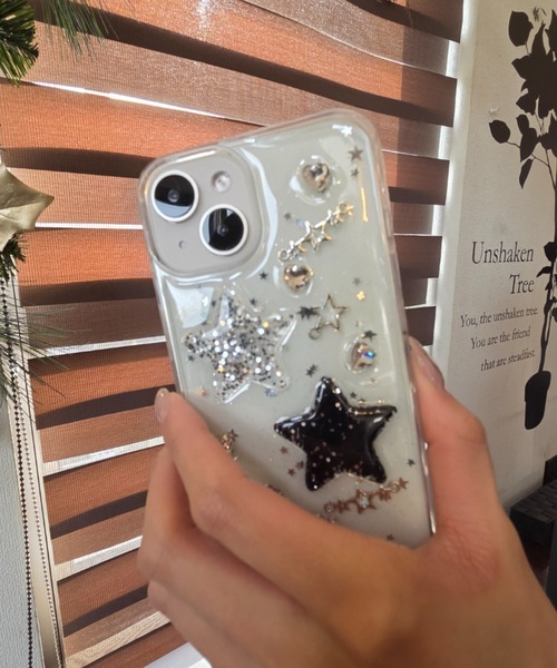 Loco Ocean（ロコオーシャン） スマホケース キラキラ グリッター 星