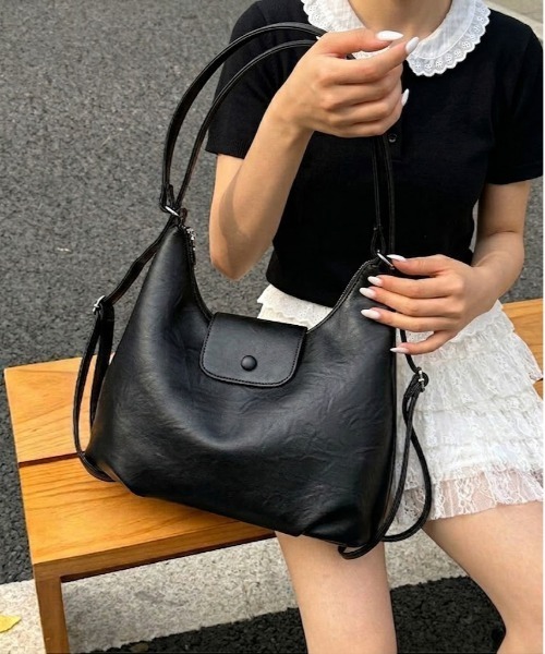 WEGO（ウィゴー） ショルダーバッグ バッグ WEGO/2WAY変形フェイク 