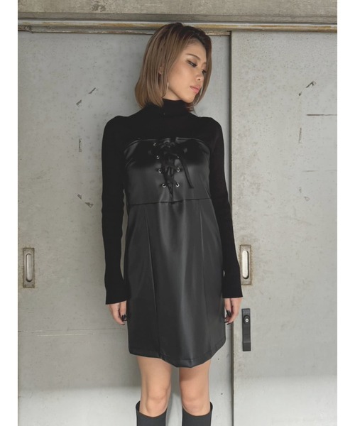 「EGOIST」 キャミソールワンピース S ブラック レディース_画像3